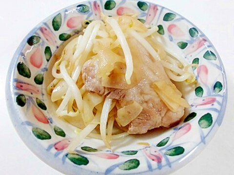 れんこんともやしの肉炒め